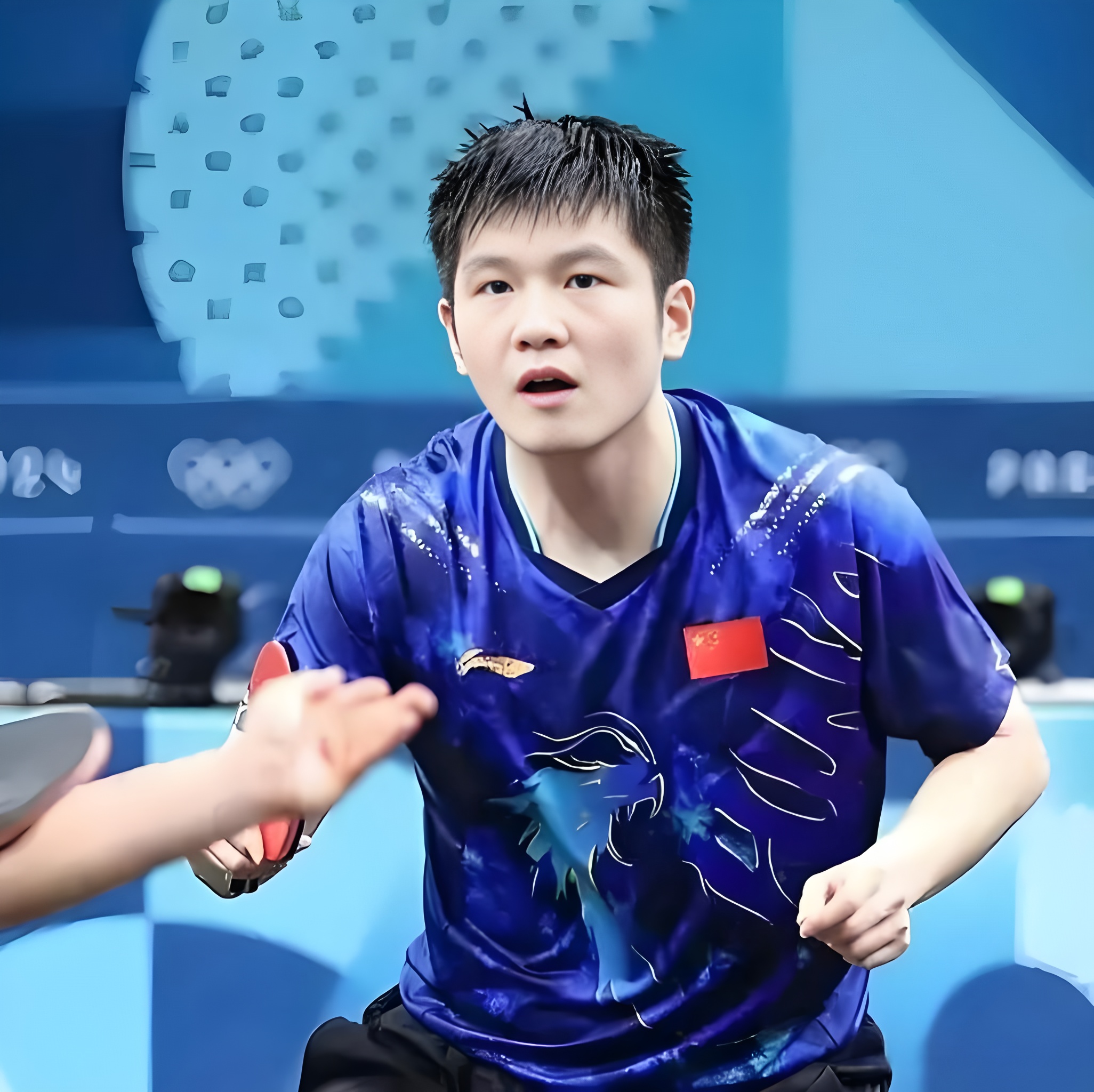 韩国队鏖战奥地利队，樊振东关键制胜